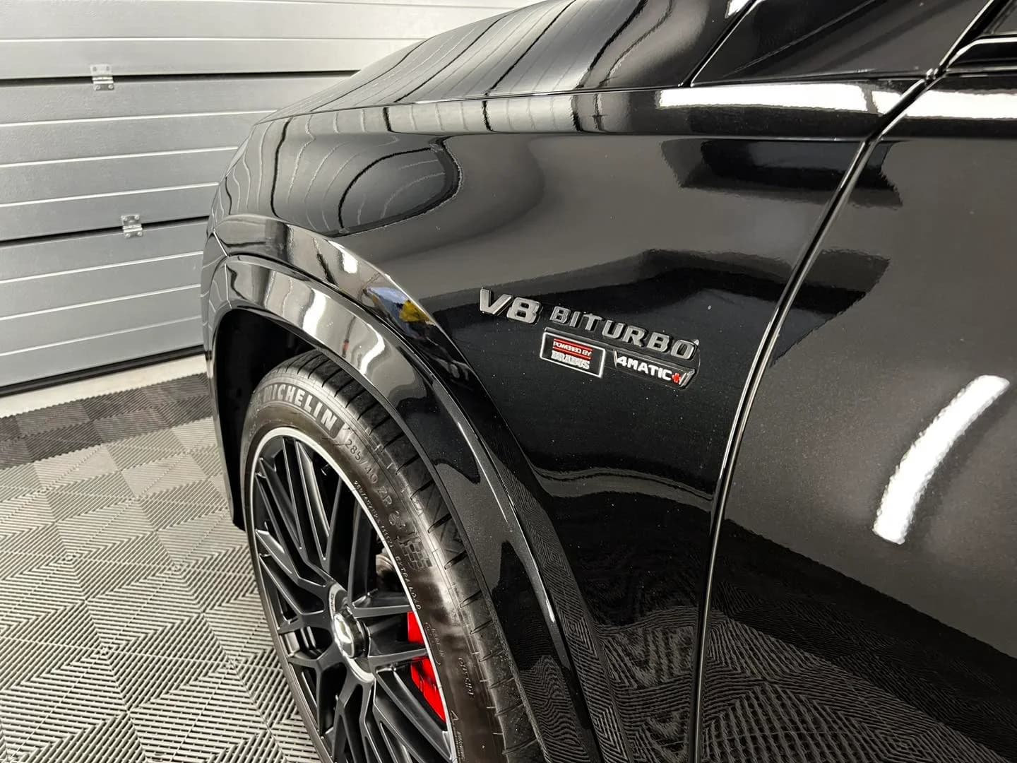 Poza Aripa Mercedes GLS 63 AMG protejat cu folie PPF si ceramica Krytex in atelierul ETS Detailing Satu Mare.